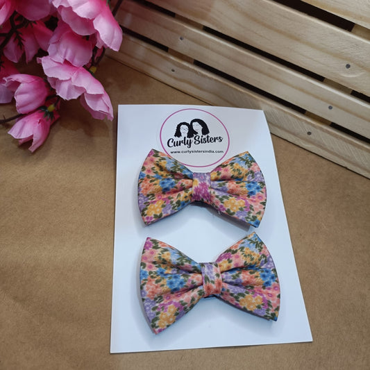 Baby Bow Clips - Multicolour