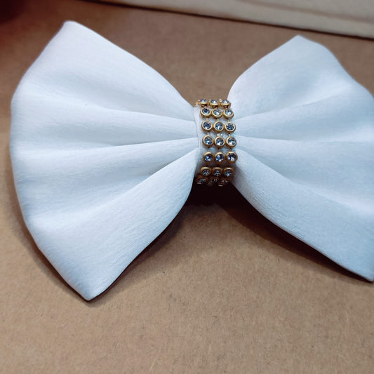 Victoria Crystal Satin Bow