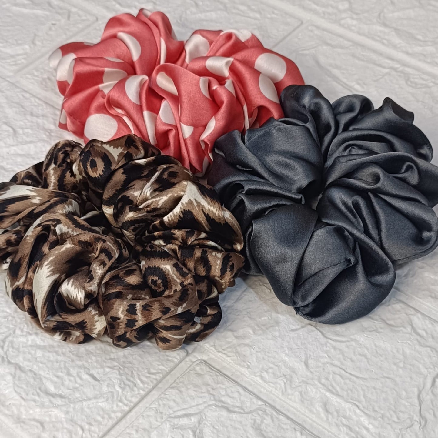 Bodhi Satin Scrunchies - Set of 3