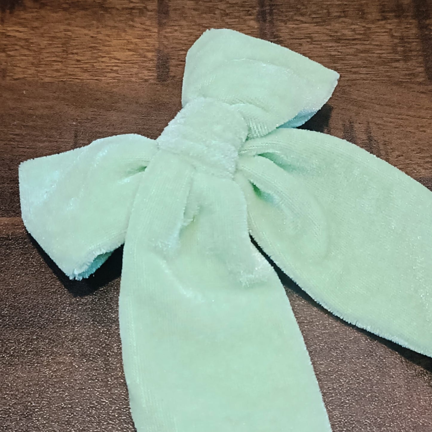 Etika Velvet Bow - Mint