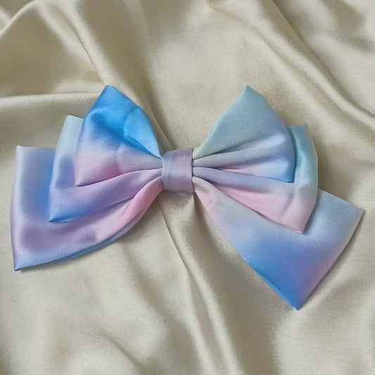 Peony Printed Bow - Unicorn