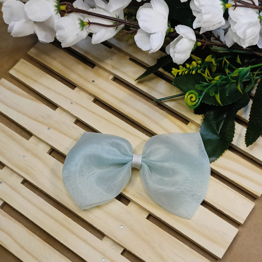 Yuga Bow - Peace Blue Organza