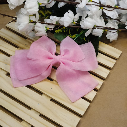 Olgaa Bow - Pink Organza