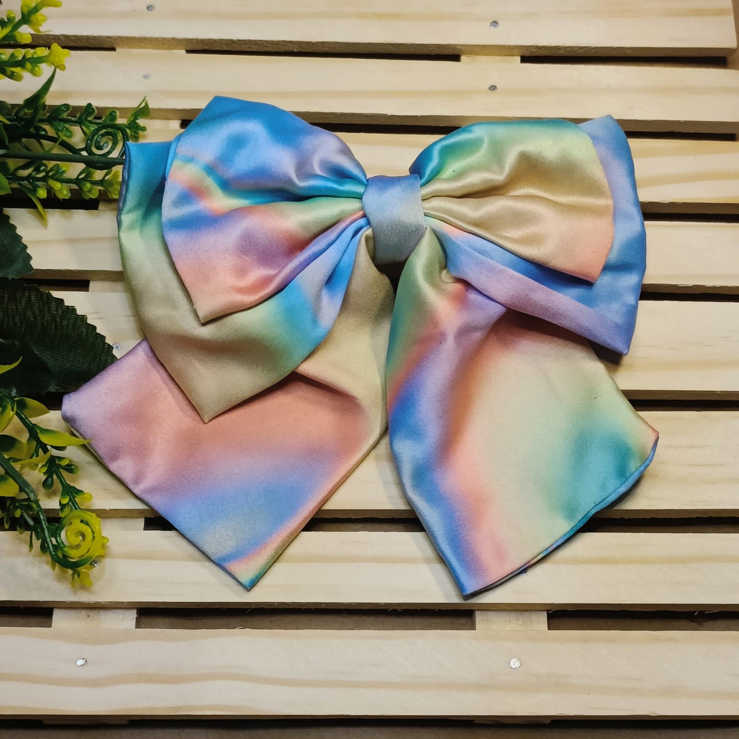 Galaxy Big Satin Bow